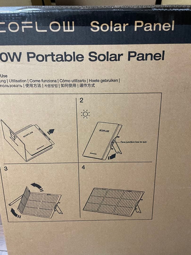 ECOFLOW 160W ポータブルソーラーパネル 新品未開封