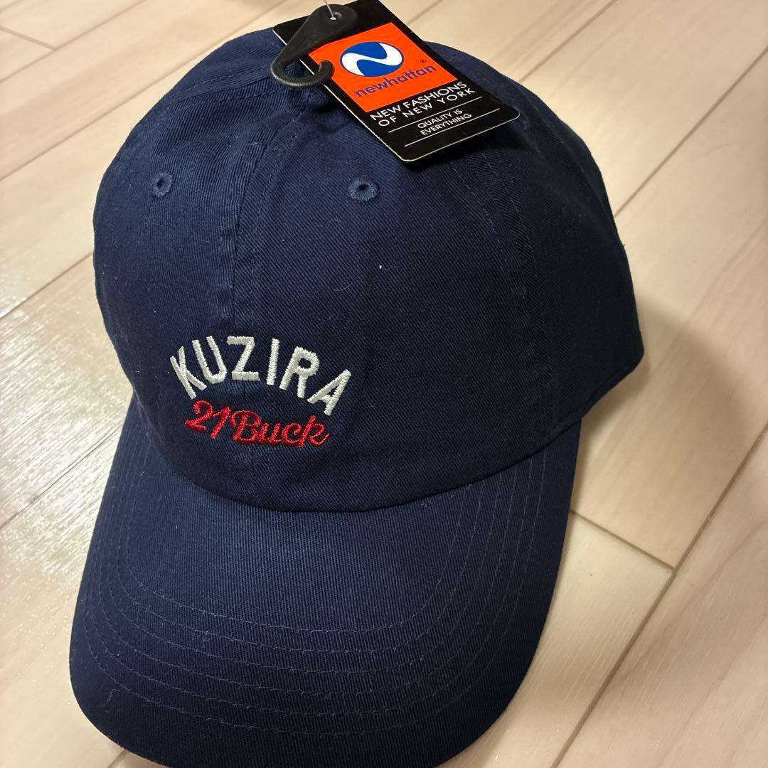 【新品未使用】KUZIRA 21Buck キャップ（ネイビー）