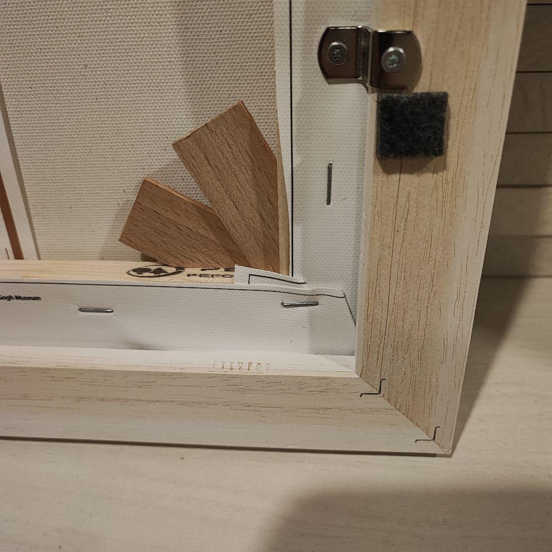 ゴッホ美術館 ゴッホピカチュウ キャンバスアート 額縁付 絵画