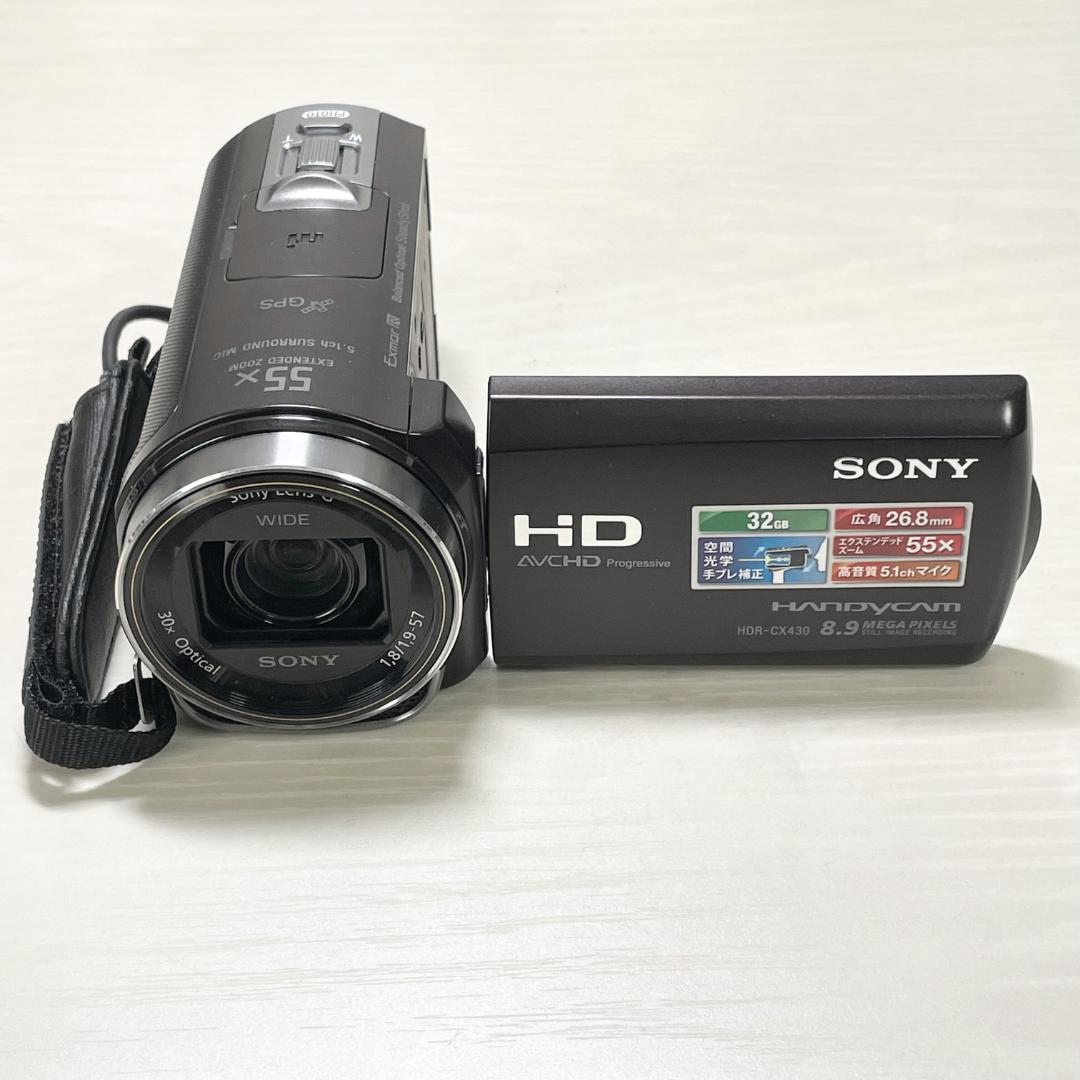 【美品】SONY ソニー❤HANDYCAM ハンディカム HDR-CX430V
