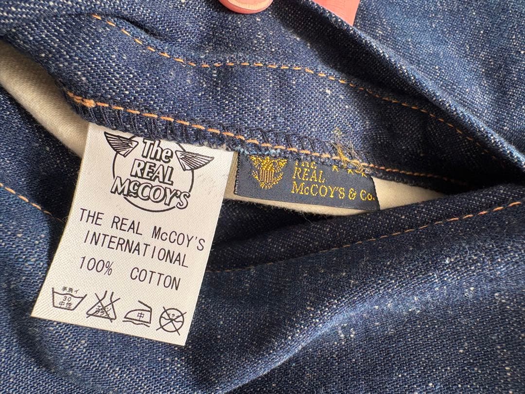 リアルマッコイズ　Buco デニムジャケット ライダースジャケット