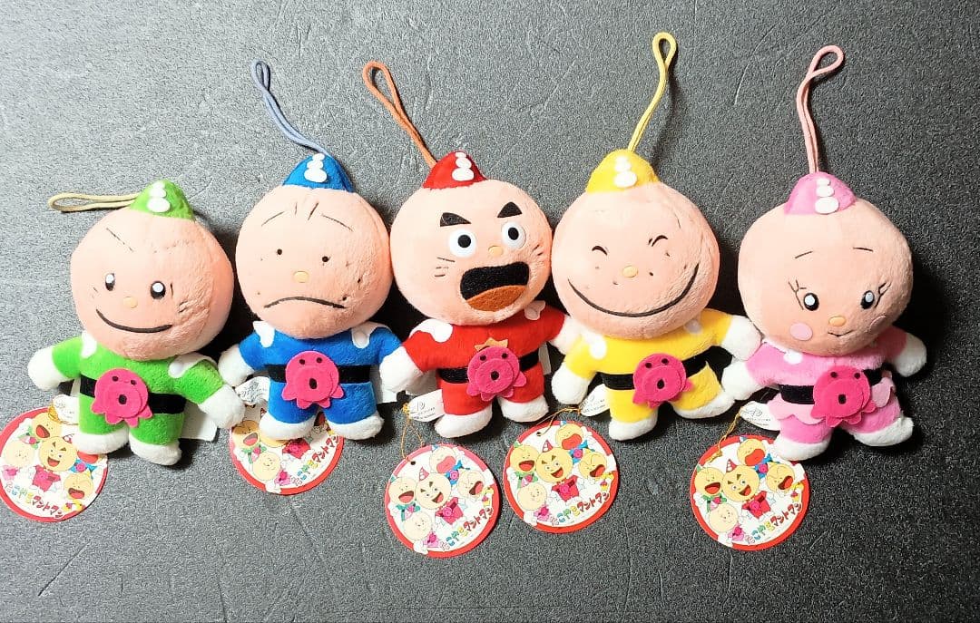 たこやきマントマン　ぬいぐるみ(小) 5体セット