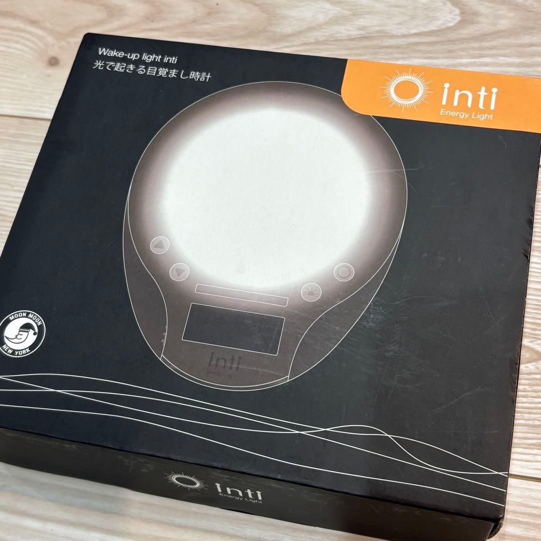 極美品★inti4s 光で起きる目覚まし時計 inti Energy Light