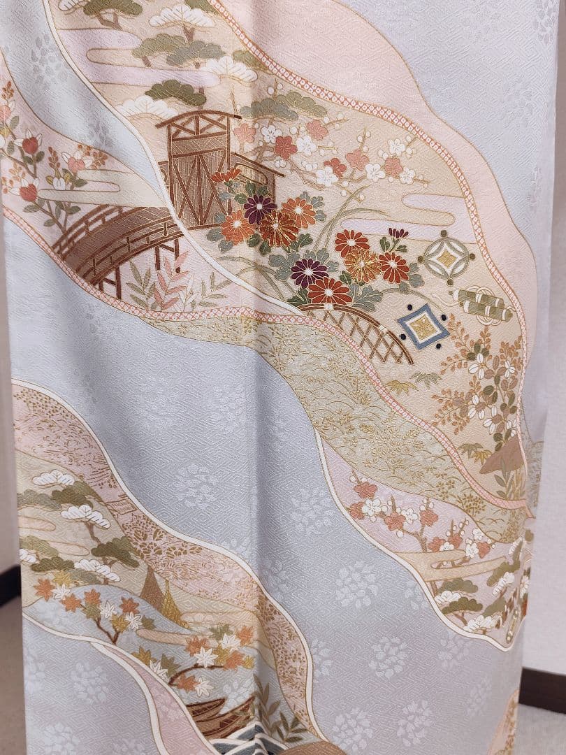 ❰6557❱ フルセット　付け下げ訪問着　宝尽くし　袋帯　入学式　お宮参り　正絹