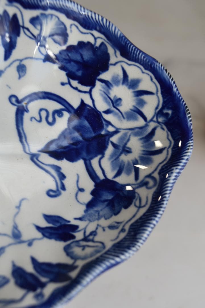 フランス19世紀　クレイユモントロー　ラヴィエ皿　フローラ　アンティーク