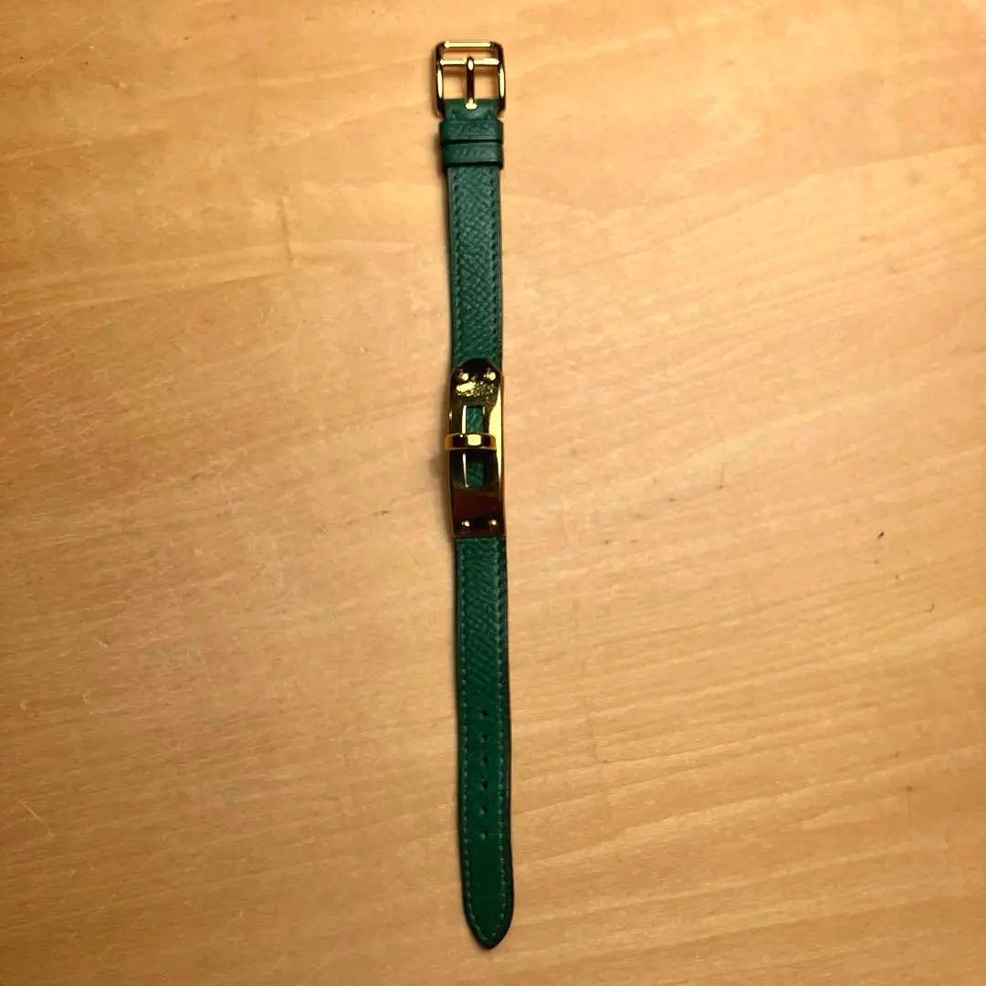 エルメス　ケリー替えベルト　グリーン