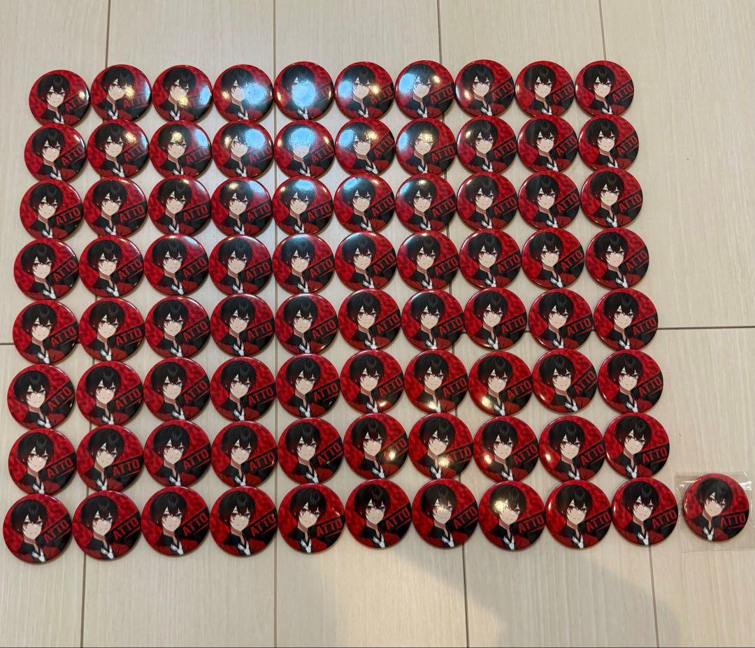 そ*ら様 あっとくん AMPTAK 2nd 等身 缶バッジ