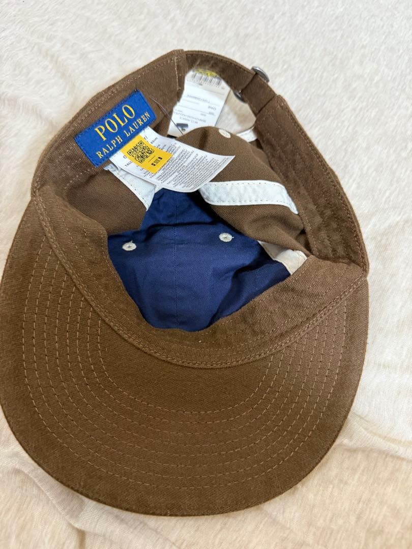 ポロラルフローレン　ブラウン キャップ