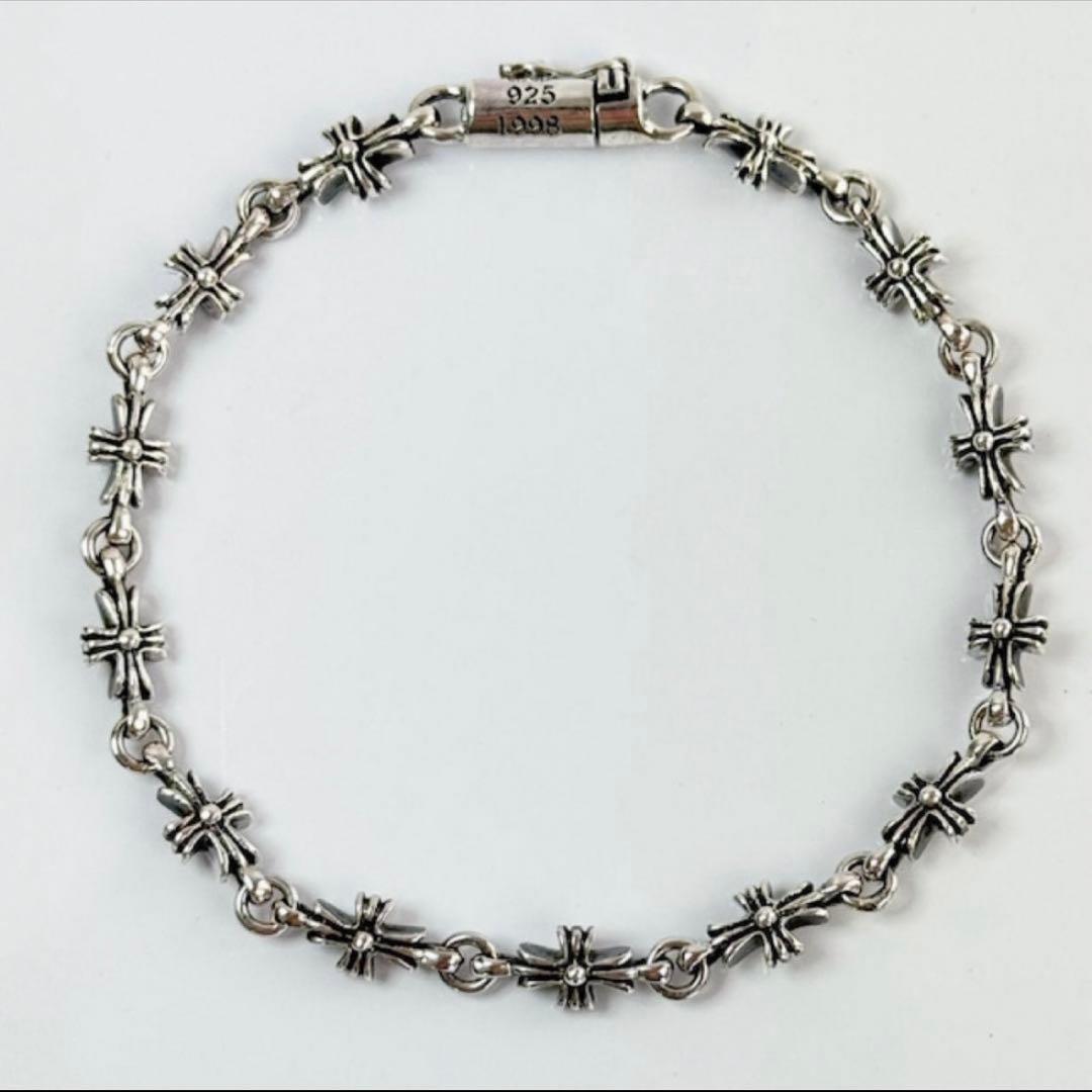 【即発送】クロス メンズ シルバー 925 ブレスレット