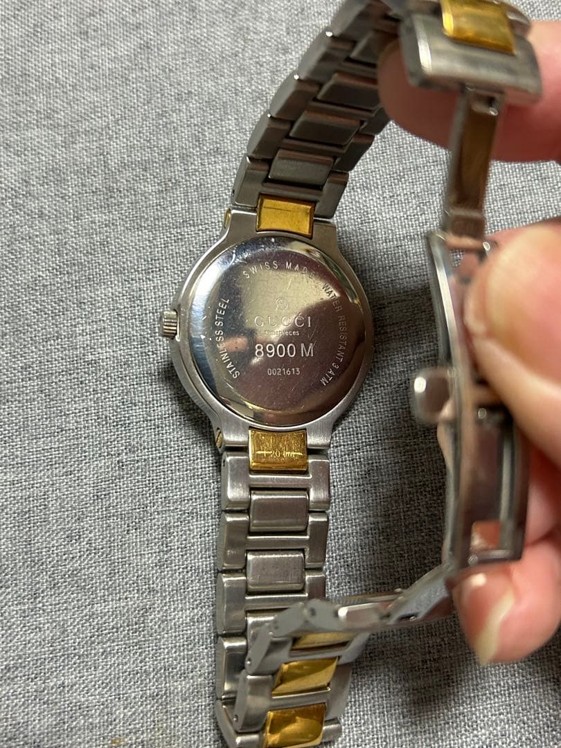 GUCCI コンビ8900Mメンズ腕時計クオーツ