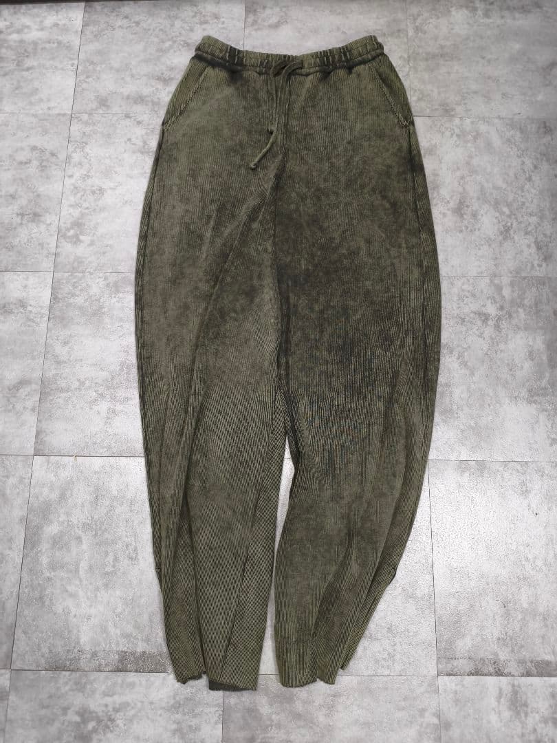 ZARAザラ ヴィンテージ エフェクト リブ クロップド フーディ セットアップ