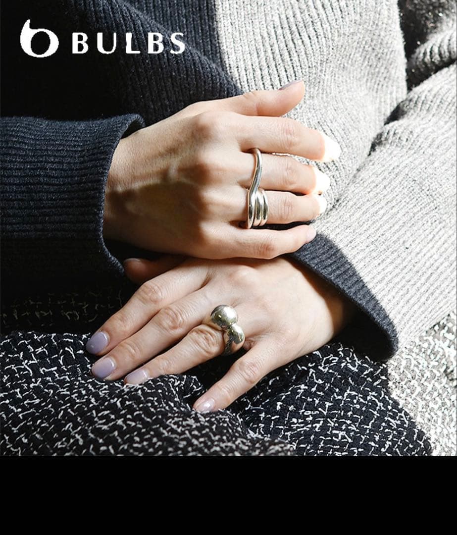 STORY Oggi 掲載BULBSダブルリング ダブルフィンガーリング