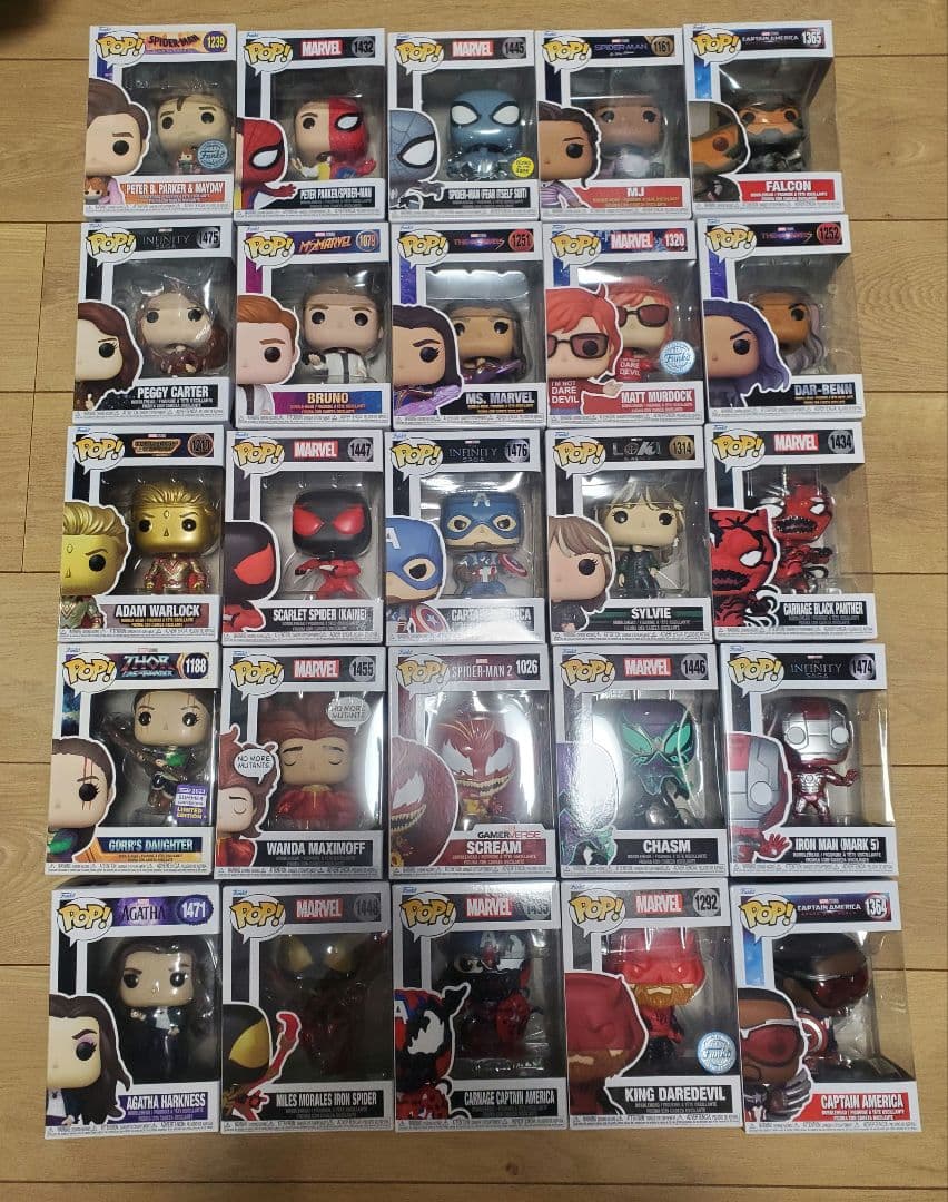 【最終価格】FunkoPOP! MARVELシリーズ 25体セット