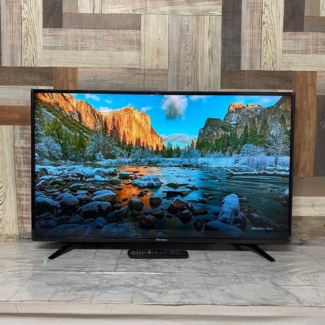 たかさん専用全国送料込ハイセンス43型液晶テレビ外付けHDD裏番組録画対応