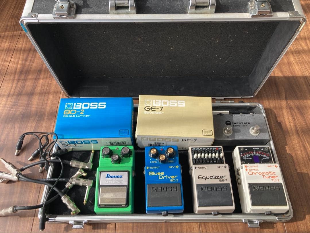 ギターエフェクターセット ケース付き