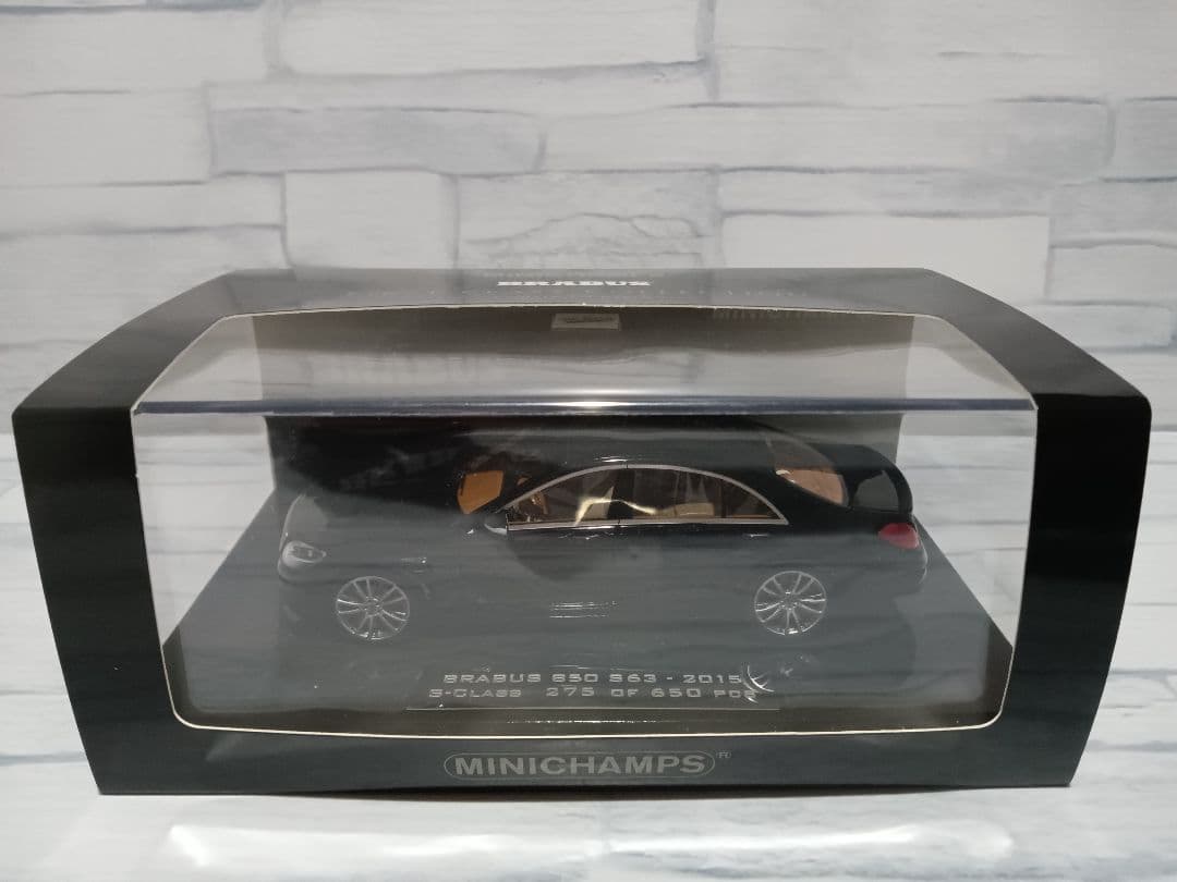 1/43 ベンツ　S63 AMG ブラバス850　W222 ミニカー　ブラック
