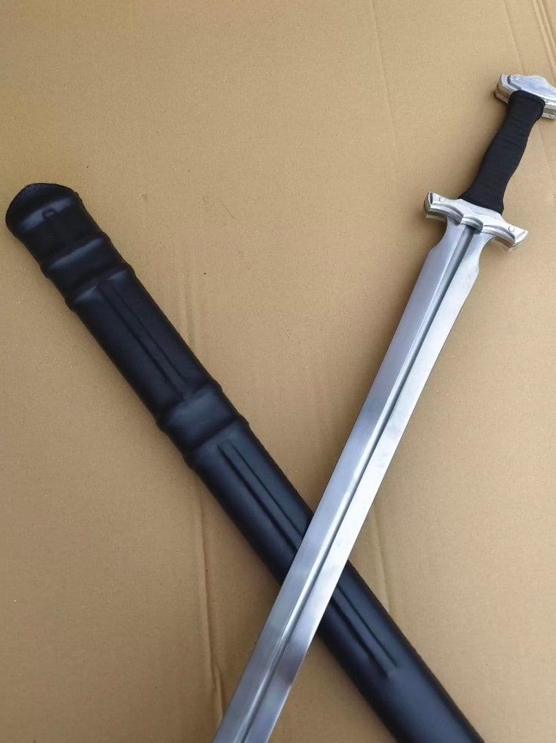 銀魂 バイキングの剣 古兵器 武具 手鍛造打 西洋剣 長剣【希少】高級 鑑賞用