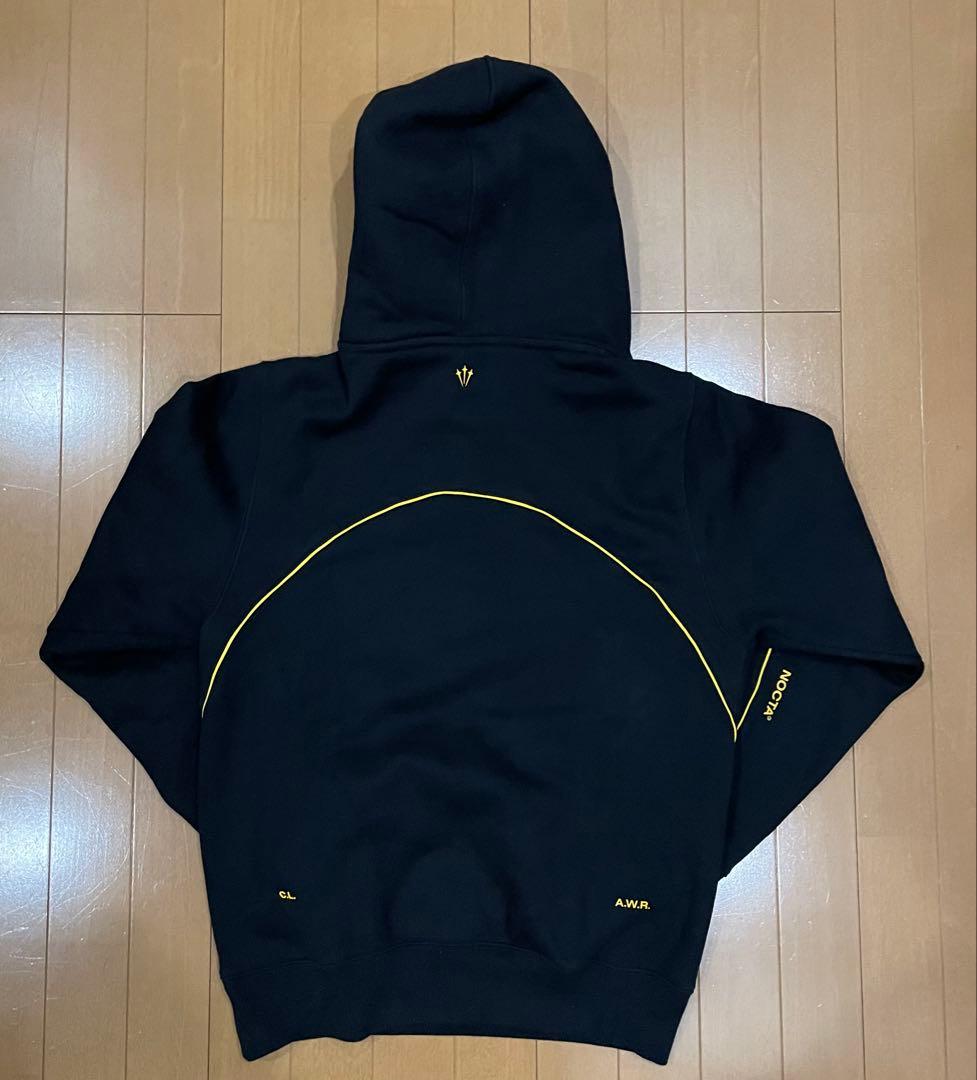 NIKE NOCTA Sセットアップ　パーカー×パンツ　ブラック × イエロー