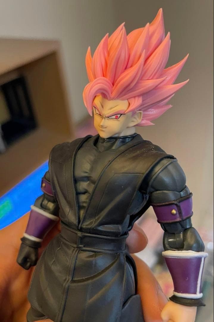 S.H.Figuarts用 ゴクウブラック　スーパーサイヤ人ロゼ　ヘッドパーツ