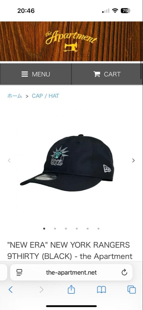 帽子 New Era Rangers 9thirty the apartment