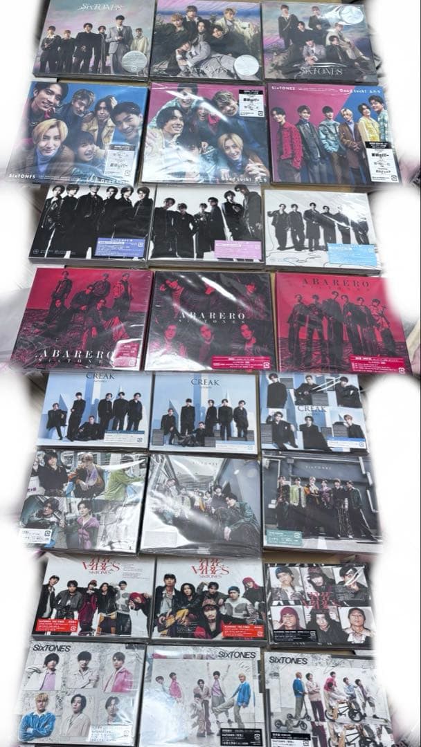 SixTONES CD DVD BluRay まとめ売り 大量セット 特典付き