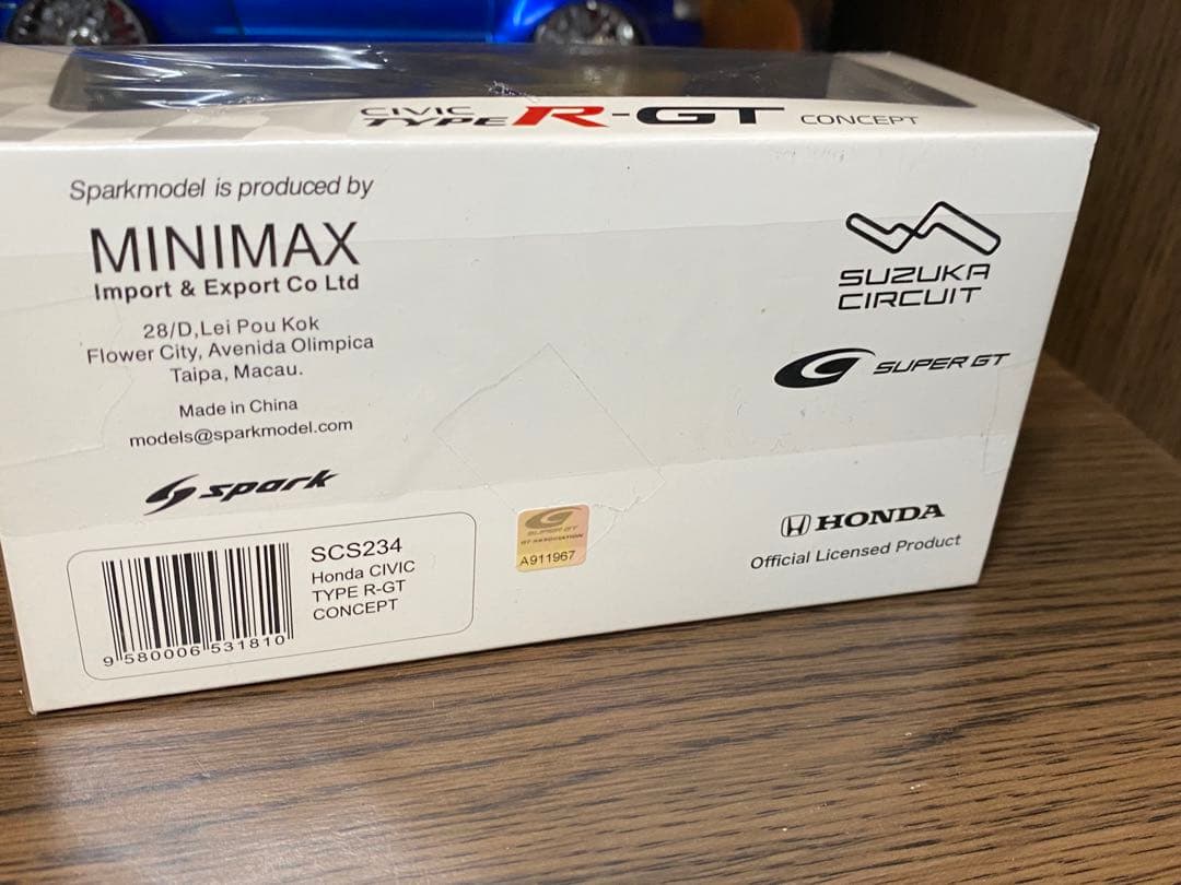 Honda CIVIC TYPE R-GT CONCEPT ミニカー