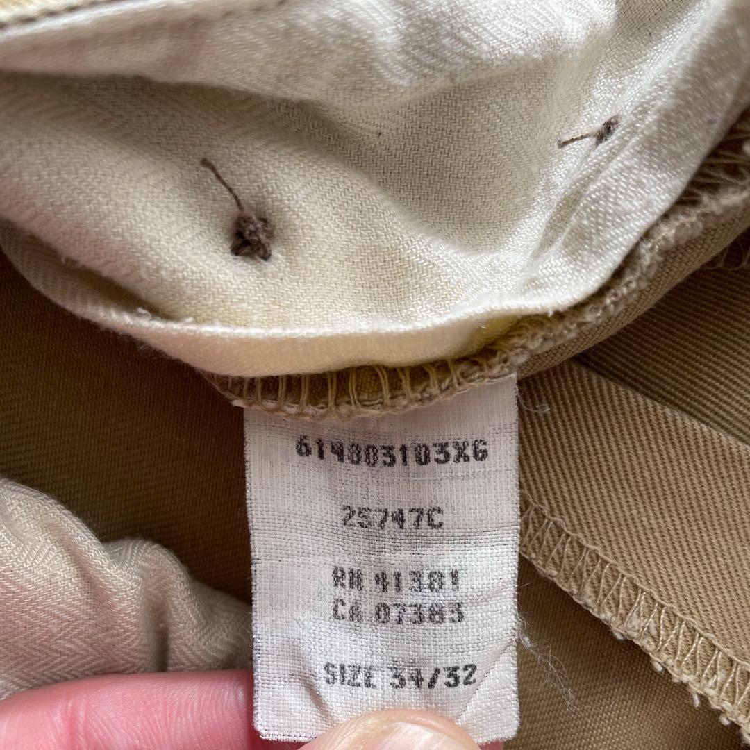 90s RRL 初期 チノパン USA製 W34 ベージュ 太め ヴィンテージ