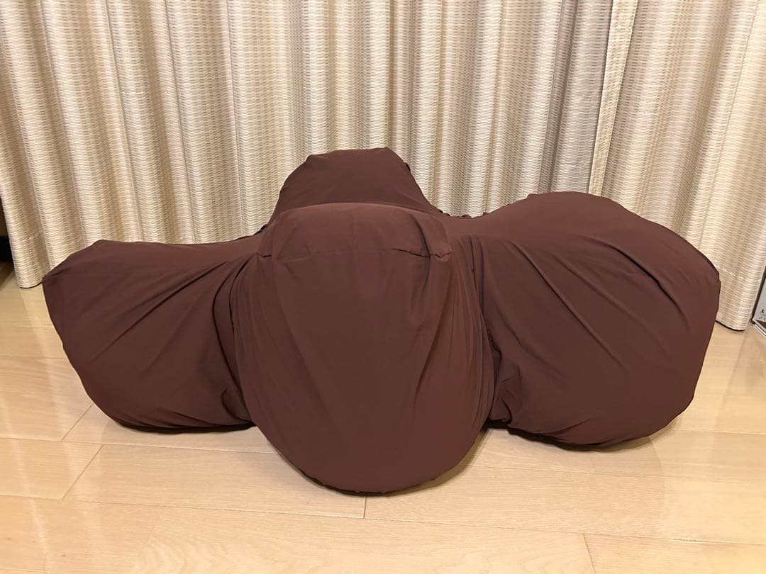 リラクッション＋専用カバー　Ｌサイズ　ブラウン