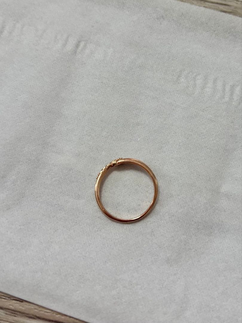 Vandome Aoyama K10ピンクゴールド 薬指 リング