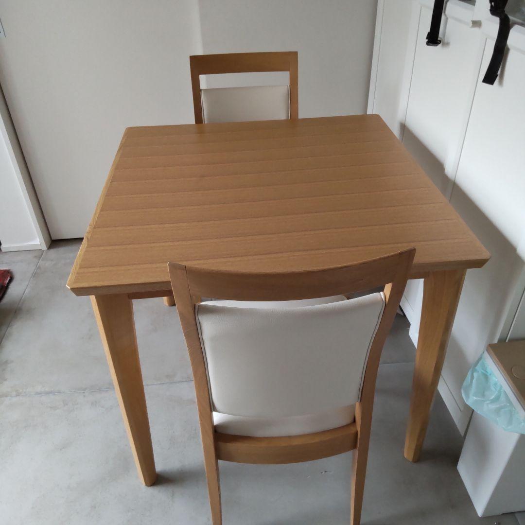 し*ち様 ダイニングテーブル3点セット(ロレイン5 LBR80/ロレイン3)