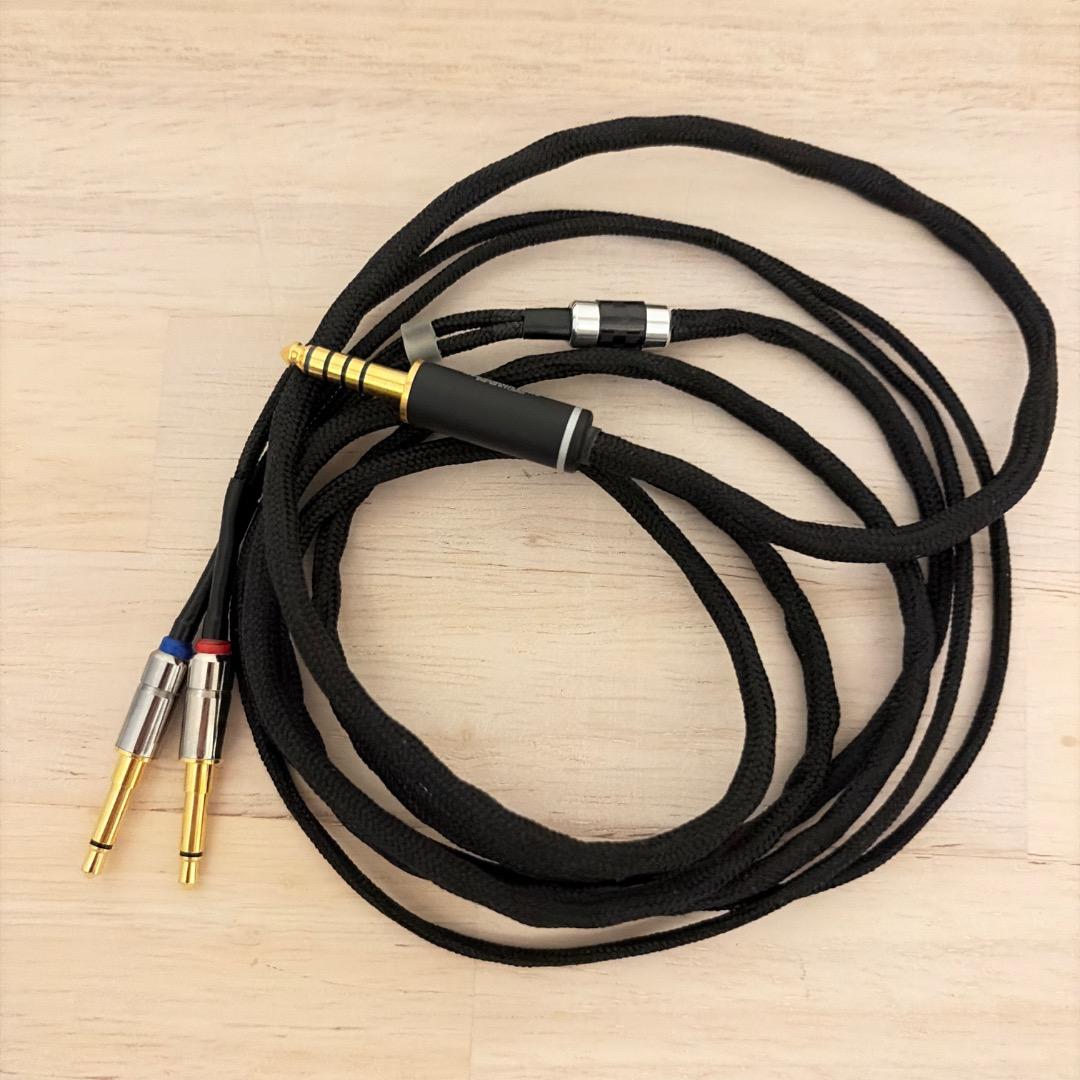 PHONECABLE製作所作 ヘッドホンケーブル Meze109用1.6m