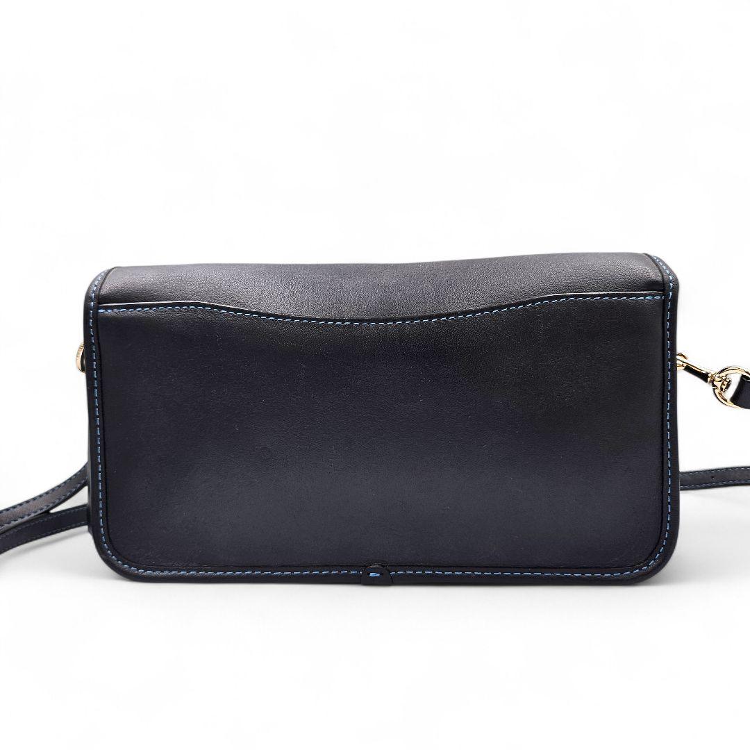 美品　 COACH ディンキー ターンロック ショルダーバッグ クラブタンレザー