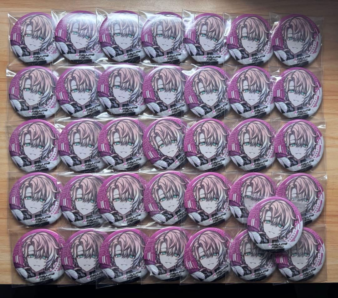 クロノヴァ 缶バッジ 甘夢れむ36点 纏め売り
