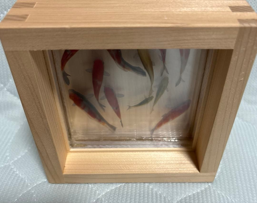 《限定SALE‼︎》錦鯉 デザイン 木製 アクリルアート