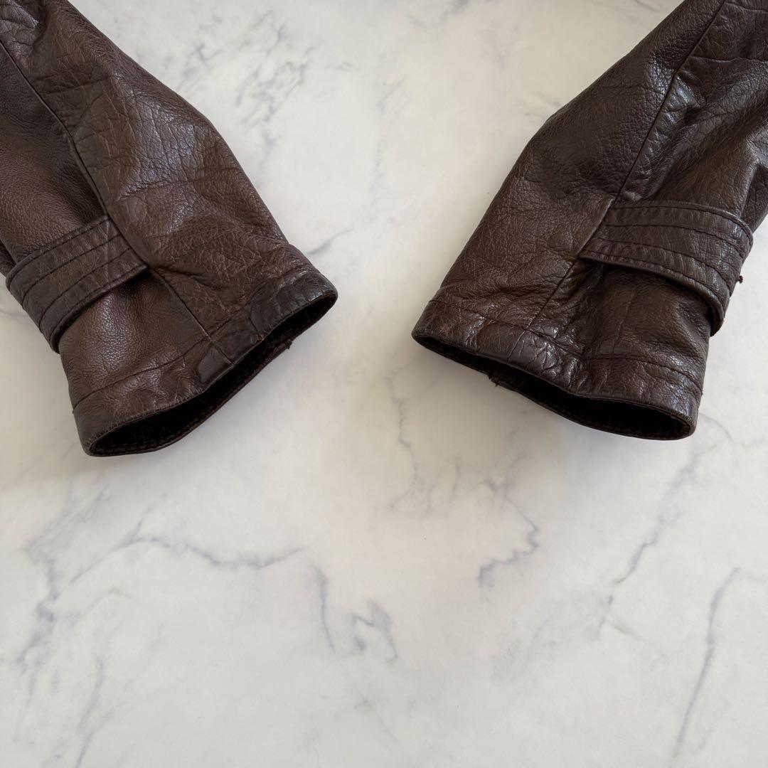 ドルチェアンドガッバーナ シングルライダース キルティング 牛革