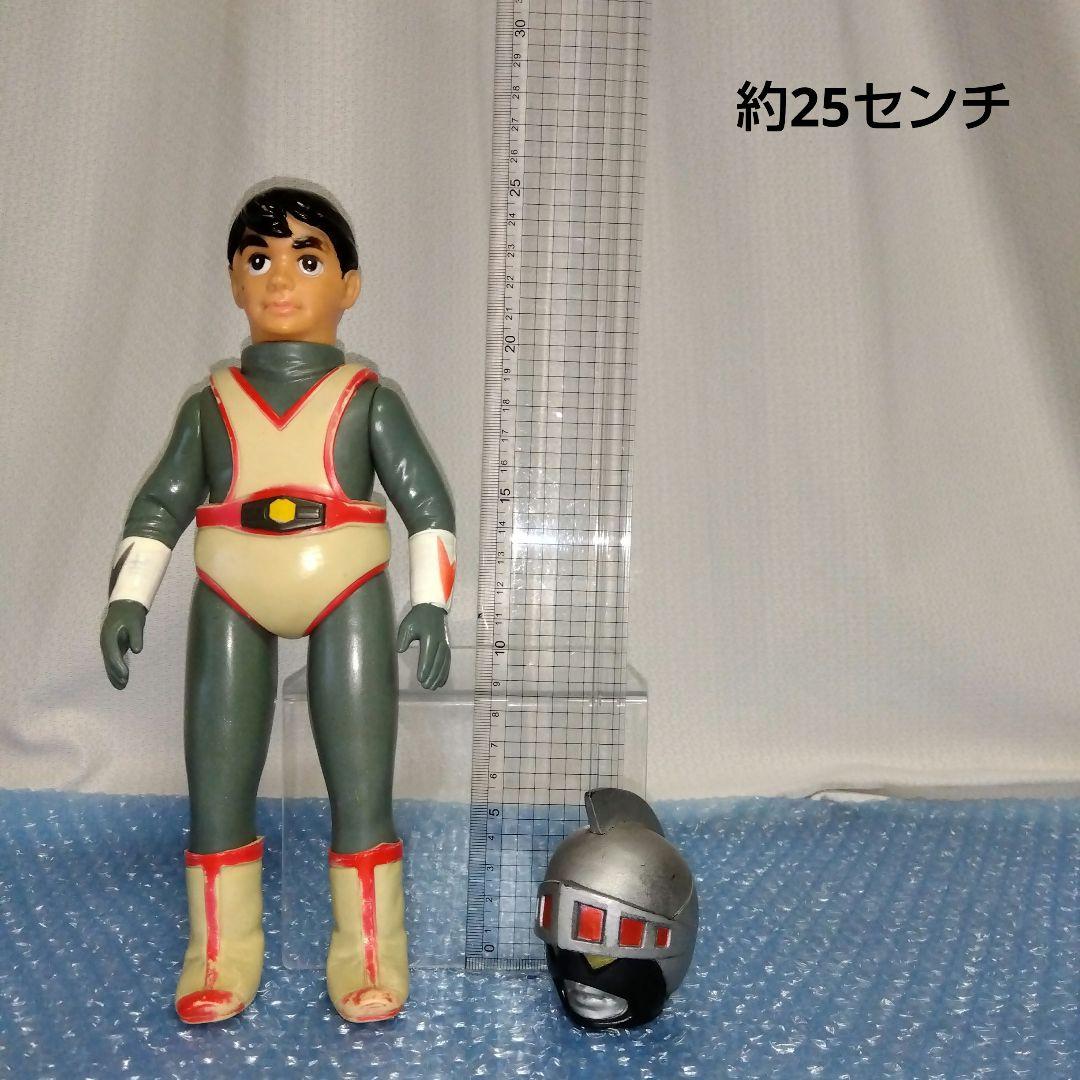 旧バンダイ　シルバー仮面　スタンダードソフビ　当時物　マルサン　ブルマァク