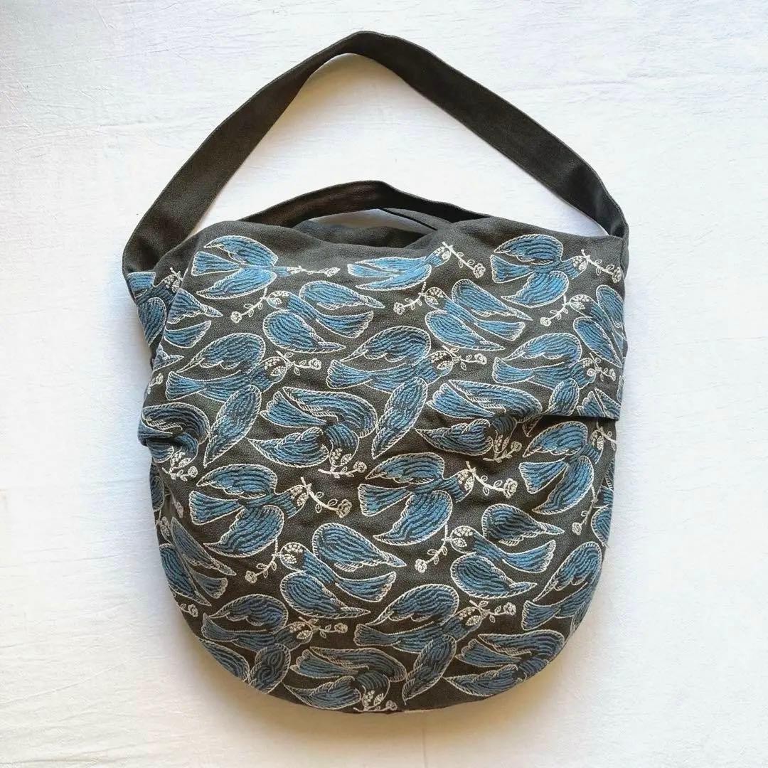 【未使用品級】ミナペルホネン following day ショルダーバッグ 大