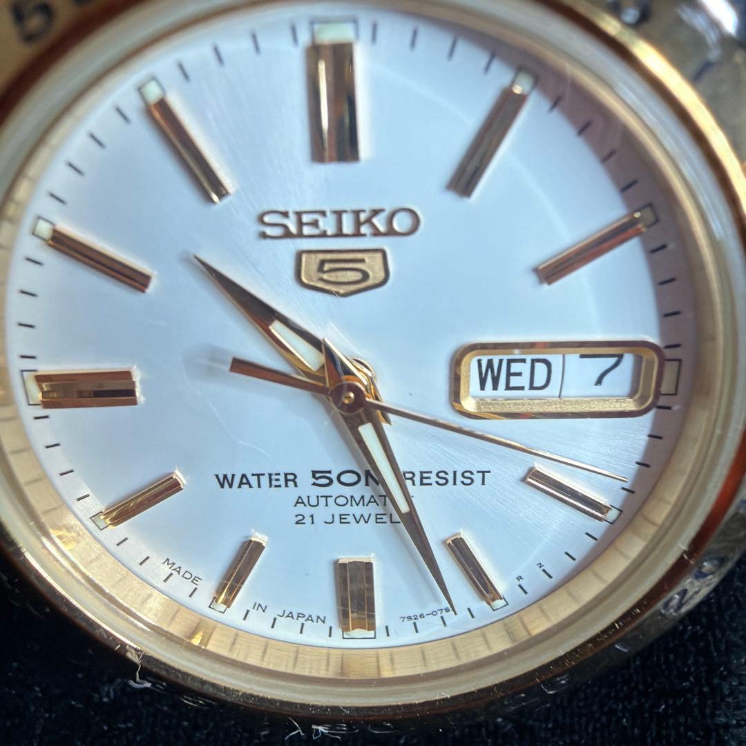 SEIKO 5 自動巻き 腕時計SNKE04J1メンズ 日本製（逆輸入品）