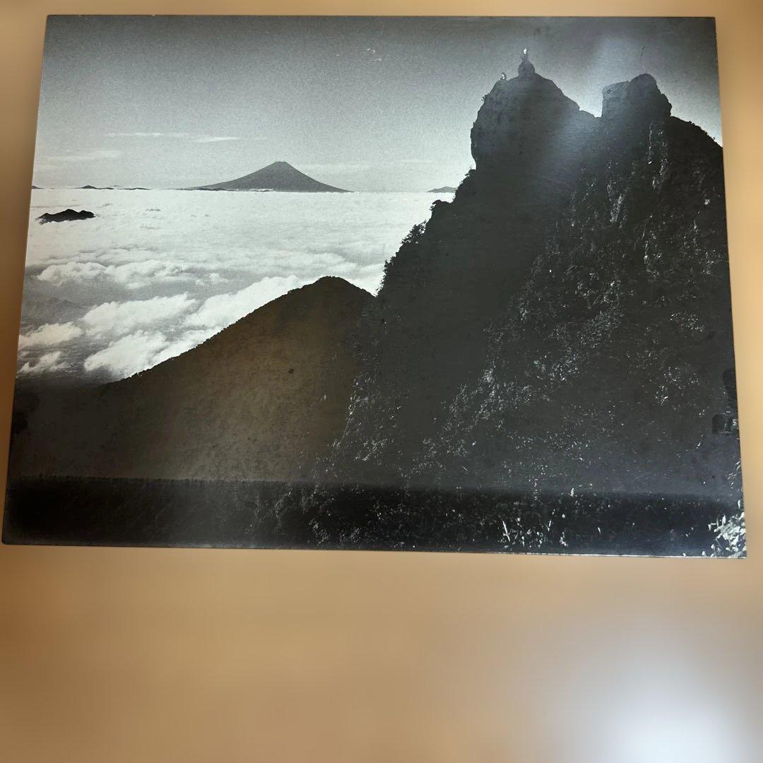 富士山パネル２点　山梨県忍野村 八ヶ岳連邦権現岳頂上