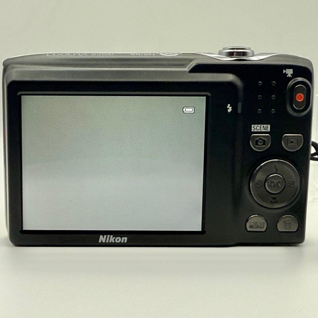 【箱付き/美品】Nikon COOLPIX S3100 コンデジ カメラ 動作品