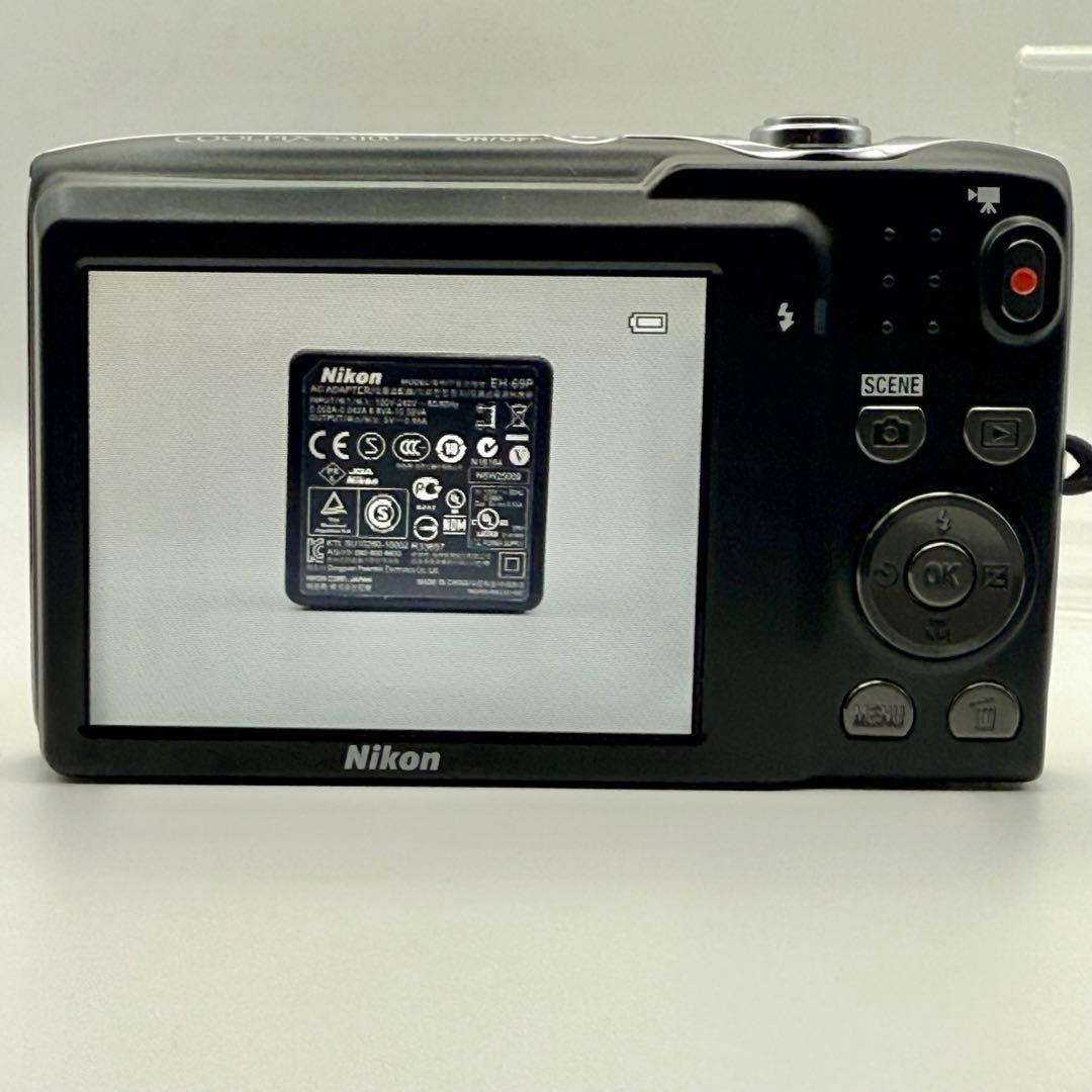 【箱付き/美品】Nikon COOLPIX S3100 コンデジ カメラ 動作品