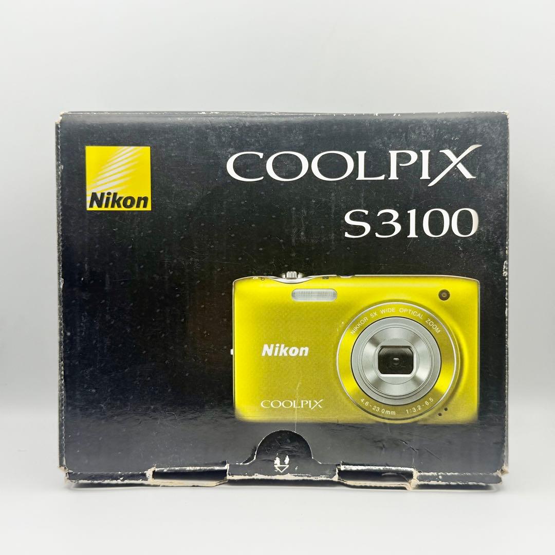 【箱付き/美品】Nikon COOLPIX S3100 コンデジ カメラ 動作品