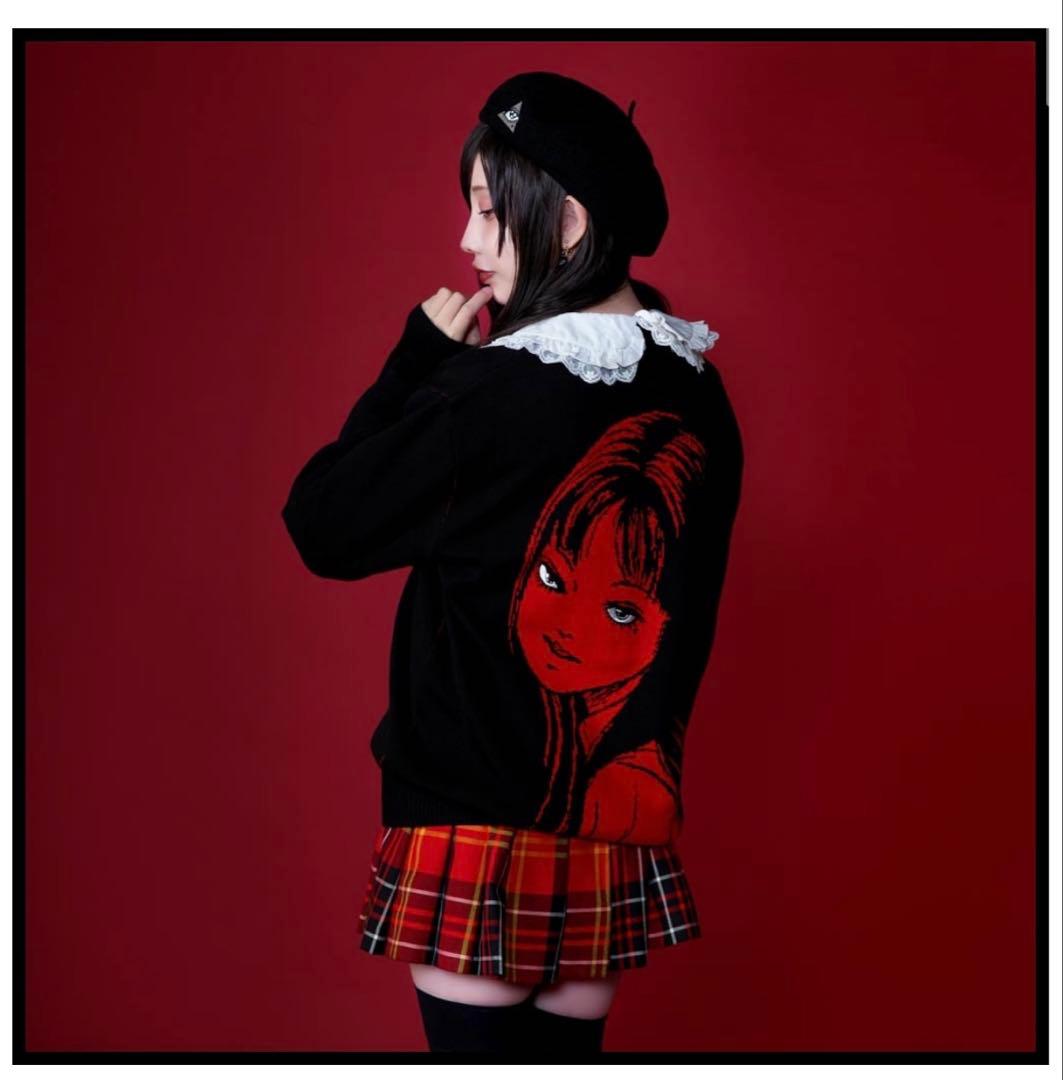 受注生産　伊藤潤二/富江 ニットカーディガン