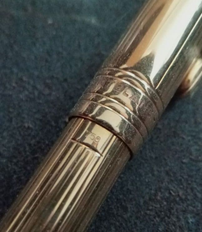 モンブラン 18金無垢 万年筆 マイスターシュテュック1447 ジャンク品