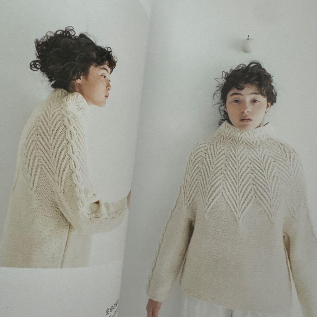 【バイイー】白い糸で編むセーターの本　サイチカ　文化出版局　ダイラン①②③