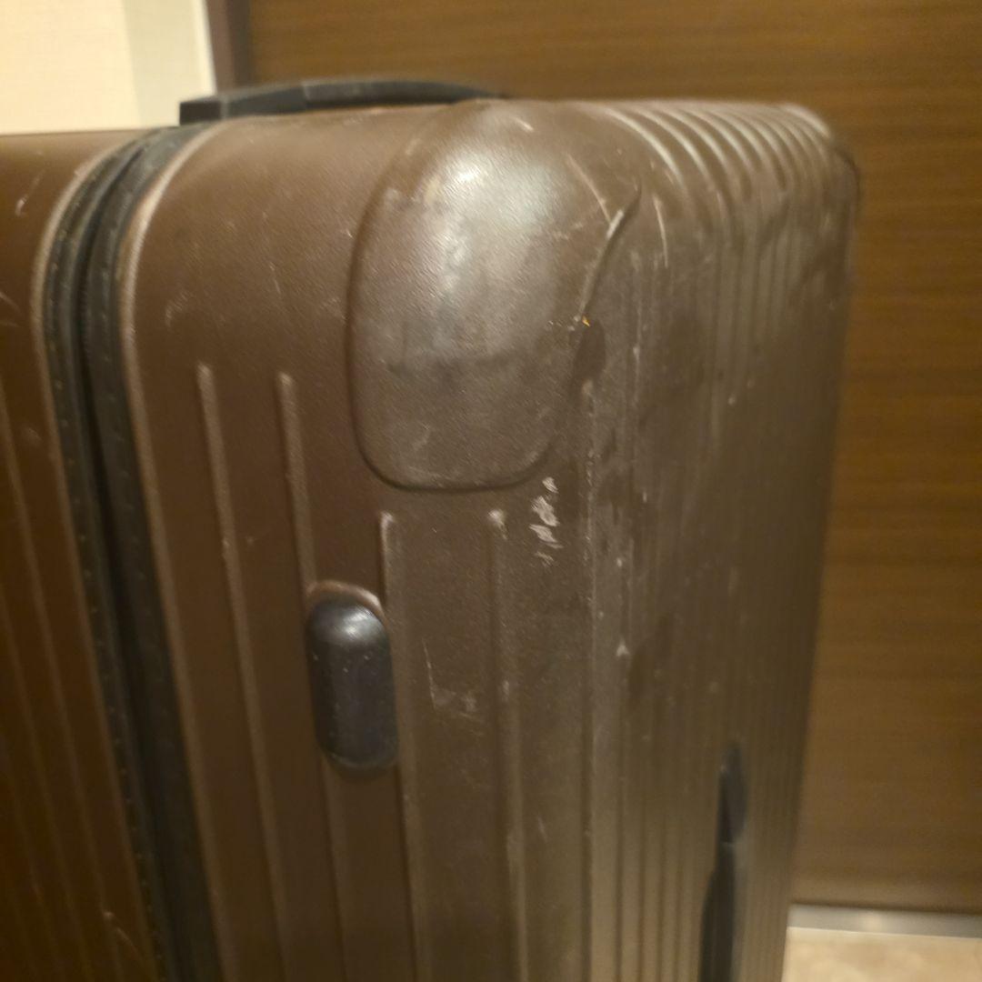 リモワRIMOWAブラウン キャリーケース 大容量 4輪