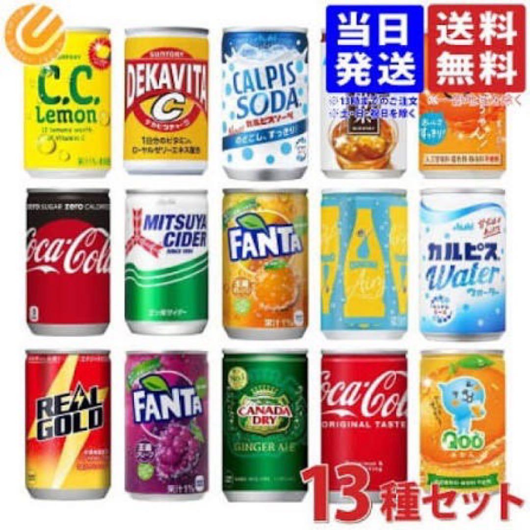 ソフトドリンク 13種セット