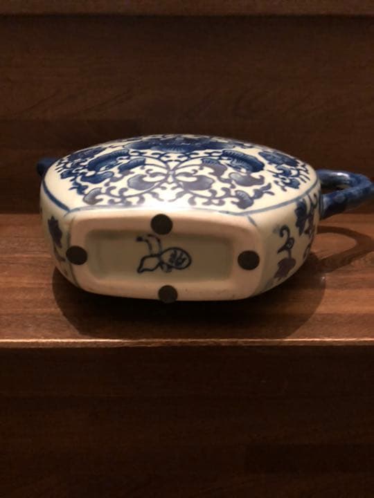 付け染めう(青花瓷酒壶）