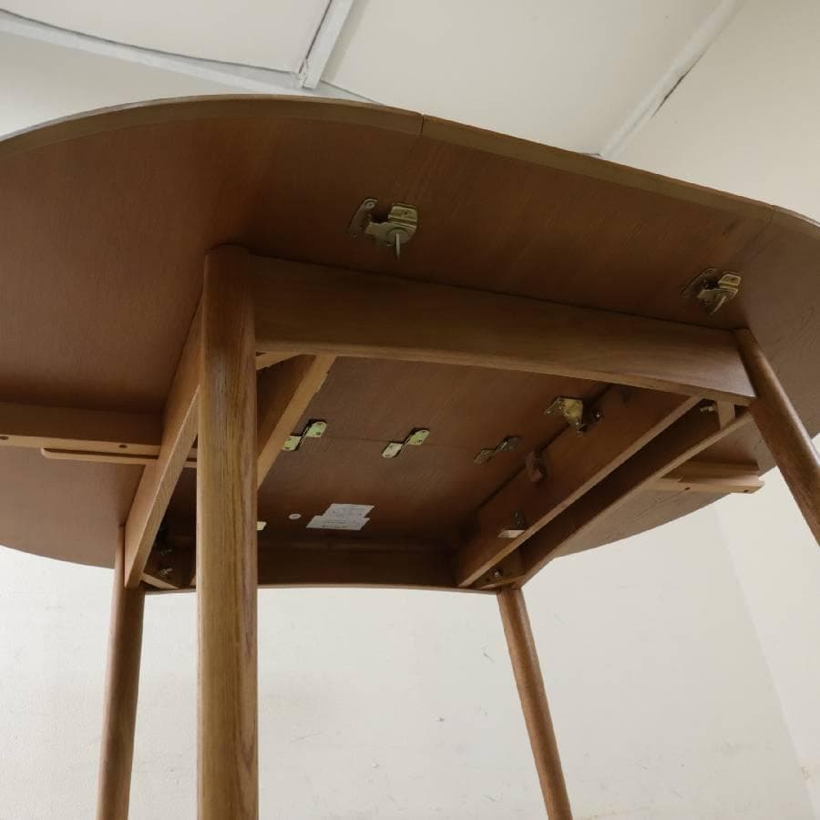 値下 展示美品 24年ウニコ ブレナ エクステンションテーブル Φ1100 伸縮