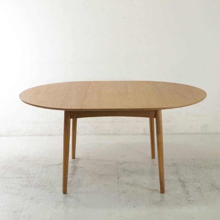 値下 展示美品 24年ウニコ ブレナ エクステンションテーブル Φ1100 伸縮